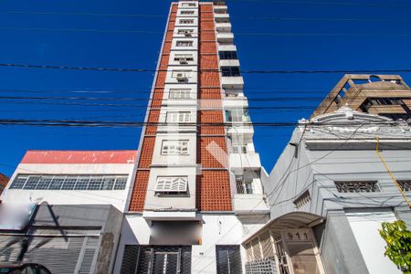 Fachada de kitnet/studio à venda com 1 quarto, 33m² em Floresta, Porto Alegre