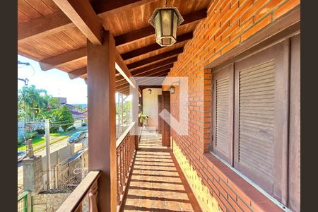 Sacada da Suíte 3 de casa à venda com 4 quartos, 265m² em Feitoria, São Leopoldo