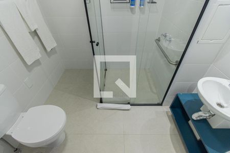 Banheiro de kitnet/studio para alugar com 1 quarto, 19m² em Alto do Ipiranga, São Paulo