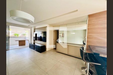 Sala de apartamento à venda com 3 quartos, 90m² em Luxemburgo, Belo Horizonte