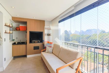 Varanda  de apartamento à venda com 3 quartos, 123m² em Vila Cruzeiro, São Paulo