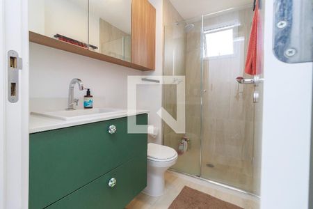 Suíte 1 - Banheiro de apartamento à venda com 2 quartos, 71m² em Jardim Caravelas, São Paulo