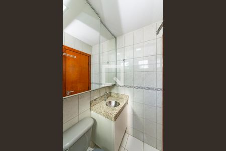 Banheiro da Suíte de apartamento à venda com 3 quartos, 96m² em Estoril, Belo Horizonte