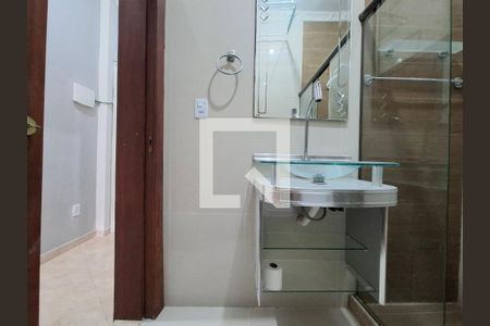 Banheiro de apartamento para alugar com 1 quarto, 35m² em Lapa, Rio de Janeiro