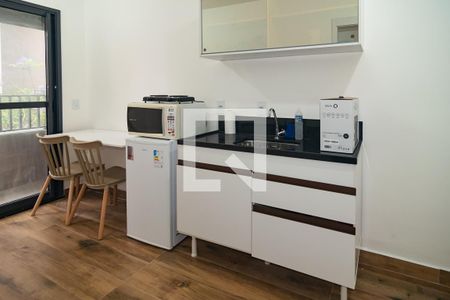 Sala/Cozinha de apartamento para alugar com 1 quarto, 24m² em Bela Vista, São Paulo