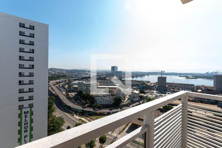 Varanda da Sala de apartamento à venda com 2 quartos, 43m² em Santo Cristo, Rio de Janeiro