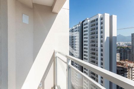 Varanda da Sala de apartamento à venda com 2 quartos, 43m² em Santo Cristo, Rio de Janeiro