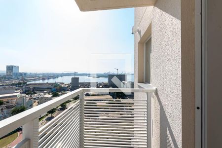Varanda da Sala de apartamento à venda com 2 quartos, 43m² em Santo Cristo, Rio de Janeiro