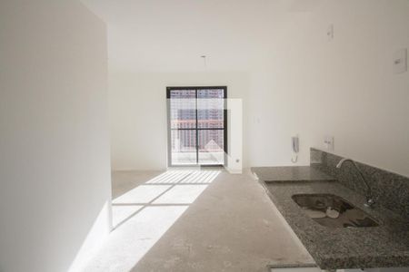 Cozinha de kitnet/studio à venda com 1 quarto, 25m² em Jardim das Acacias, São Paulo