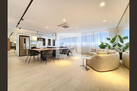 Salão gourmet  de apartamento à venda com 3 quartos, 112m² em Funcionários, Belo Horizonte