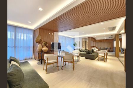 Salão de festas  de apartamento à venda com 3 quartos, 112m² em Funcionários, Belo Horizonte