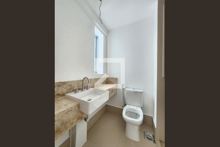 Banheiro da Suíte 1 de apartamento à venda com 3 quartos, 116m² em Funcionários, Belo Horizonte