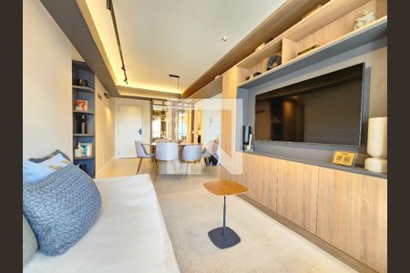 Sala  de apartamento à venda com 3 quartos, 112m² em Funcionários, Belo Horizonte