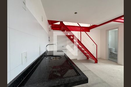 Cozinha de apartamento à venda com 1 quarto, 52m² em Santa Terezinha, Santo André