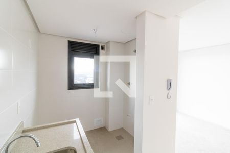 Cozinha e Área de Serviço de apartamento à venda com 2 quartos, 61m² em Menino Deus, Porto Alegre