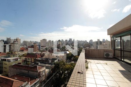 Vista do Terraço de apartamento à venda com 3 quartos, 220m² em Rio Branco, Porto Alegre