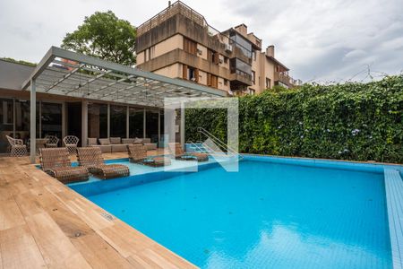 Área comum - Piscina de kitnet/studio para alugar com 1 quarto, 28m² em Mont’serrat, Porto Alegre