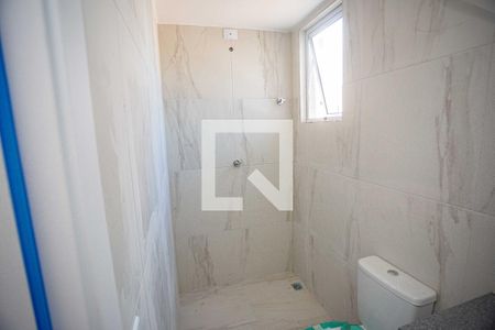 Banheiro da Suíte 1 de apartamento à venda com 2 quartos, 130m² em Alto Caiçaras, Belo Horizonte