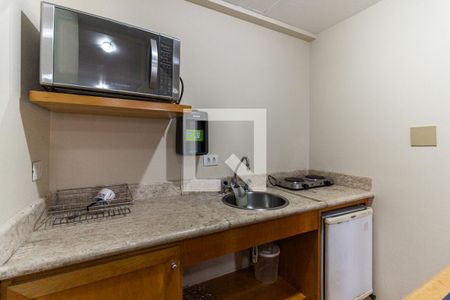 Cozinha de apartamento para alugar com 1 quarto, 43m² em Santa Cecilia, São Paulo