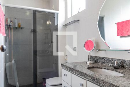Banheiro da Suíte de apartamento à venda com 3 quartos, 164m² em Buritis, Belo Horizonte