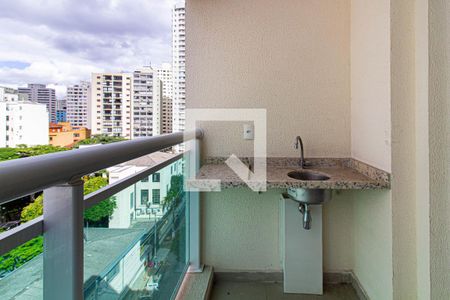 Varanda de apartamento à venda com 1 quarto, 41m² em Barra Funda, São Paulo