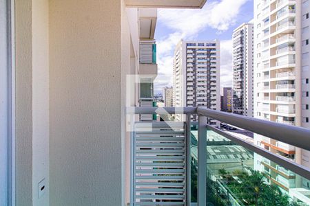 Varanda da Sala de apartamento à venda com 1 quarto, 41m² em Barra Funda, São Paulo