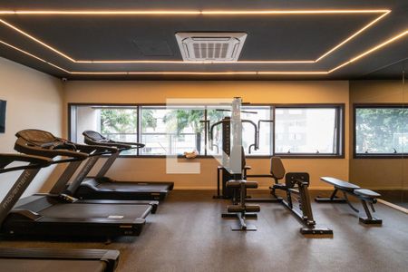 Área comum - Academia de kitnet/studio para alugar com 1 quarto, 30m² em Perdizes, São Paulo