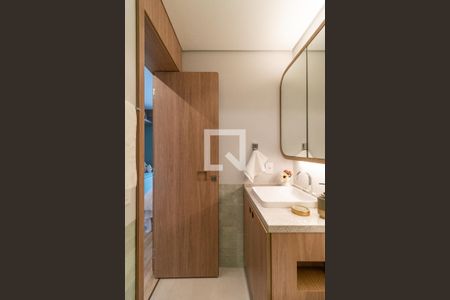 Banheiro de kitnet/studio para alugar com 1 quarto, 30m² em Perdizes, São Paulo