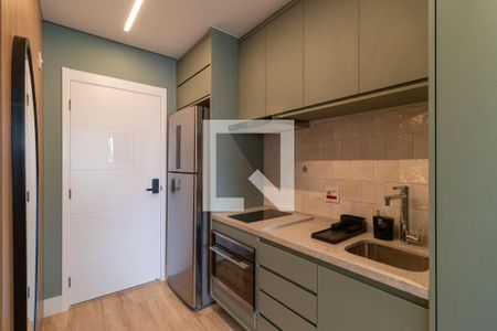 Cozinha de kitnet/studio para alugar com 1 quarto, 30m² em Perdizes, São Paulo