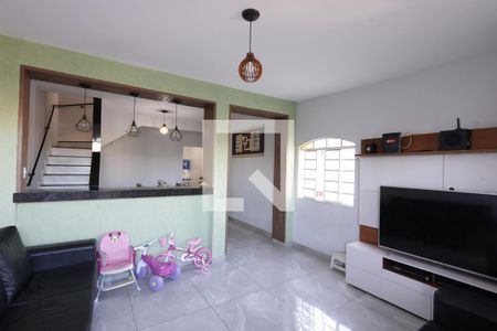 Sala de casa de condomínio à venda com 3 quartos, 125m² em São Gabriel, Belo Horizonte