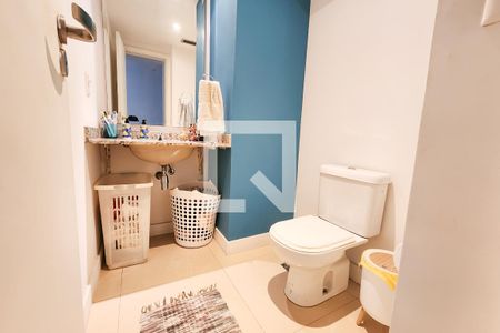 Lavabo de apartamento à venda com 3 quartos, 125m² em Laranjeiras, Rio de Janeiro
