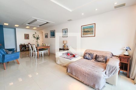 Sala de apartamento à venda com 3 quartos, 125m² em Laranjeiras, Rio de Janeiro