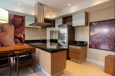 Área comum - Salão Gourmet de kitnet/studio à venda com 1 quarto, 29m² em Bela Vista, São Paulo