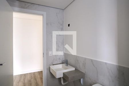 Banheiro da Suíte de apartamento à venda com 3 quartos, 92m² em Santa Efigênia, Belo Horizonte