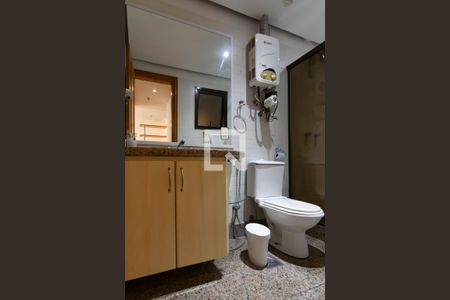 Banheiro social  de apartamento à venda com 1 quarto, 45m² em Ipanema, Rio de Janeiro