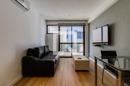 Sala  de apartamento à venda com 1 quarto, 45m² em Ipanema, Rio de Janeiro