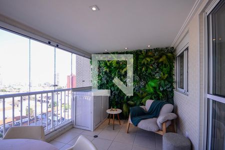 Sala - Varanda de apartamento à venda com 3 quartos, 144m² em Vila Gumercindo, São Paulo