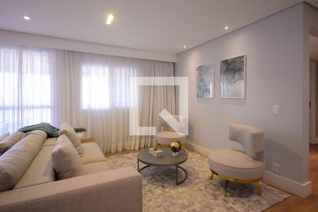 Sala de apartamento à venda com 3 quartos, 144m² em Vila Gumercindo, São Paulo