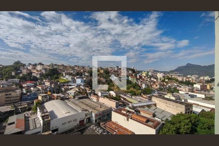 Vista da Sala de apartamento para alugar com 2 quartos, 40m² em Santo Cristo, Rio de Janeiro