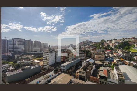 Vista da Sala de apartamento para alugar com 2 quartos, 40m² em Santo Cristo, Rio de Janeiro