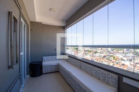 Varanda da Sala de apartamento para alugar com 1 quarto, 39m² em Vila Carvalho, Sorocaba