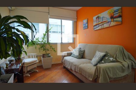 Sala  de apartamento à venda com 3 quartos, 75m² em Floresta, Porto Alegre