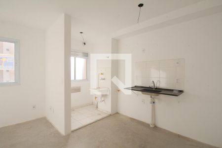 Sala/Cozinha de apartamento à venda com 2 quartos, 35m² em Paraíso do Morumbi, São Paulo
