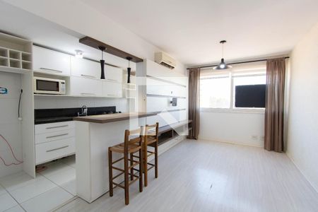 Sala de apartamento à venda com 2 quartos, 62m² em Marechal Rondon, Canoas
