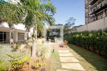 Área Comum - Jardim de kitnet/studio à venda com 1 quarto, 34m² em Pinheiros, São Paulo