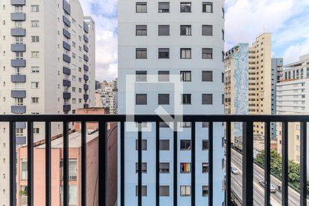 Varanda da Studio de kitnet/studio para alugar com 1 quarto, 30m² em Vila Buarque, São Paulo