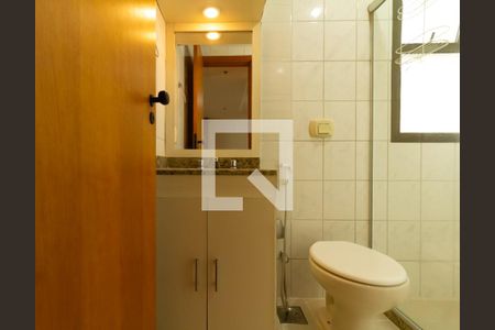 Banheiro social de apartamento à venda com 1 quarto, 46m² em Lagoa, Rio de Janeiro