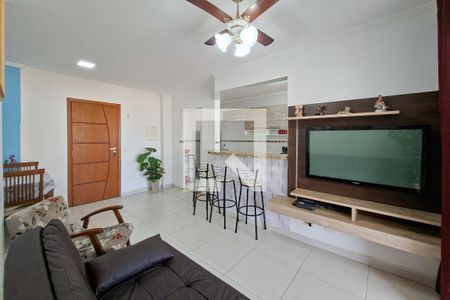 Sala de apartamento para alugar com 2 quartos, 81m² em Aviação, Praia Grande