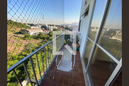 Varanda - Sala de apartamento à venda com 2 quartos, 96m² em Pechincha, Rio de Janeiro
