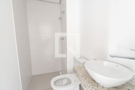 Banheiro de kitnet/studio à venda com 1 quarto, 29m² em Vila Dom Pedro I, São Paulo